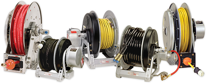 Hannay Hose Reels, hose reel assemblies, fuel delivery hose reels, industrial hose reels, transportation hose reels