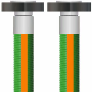 UHMW Chemical Hoses with Float x Float Stainless Turnback